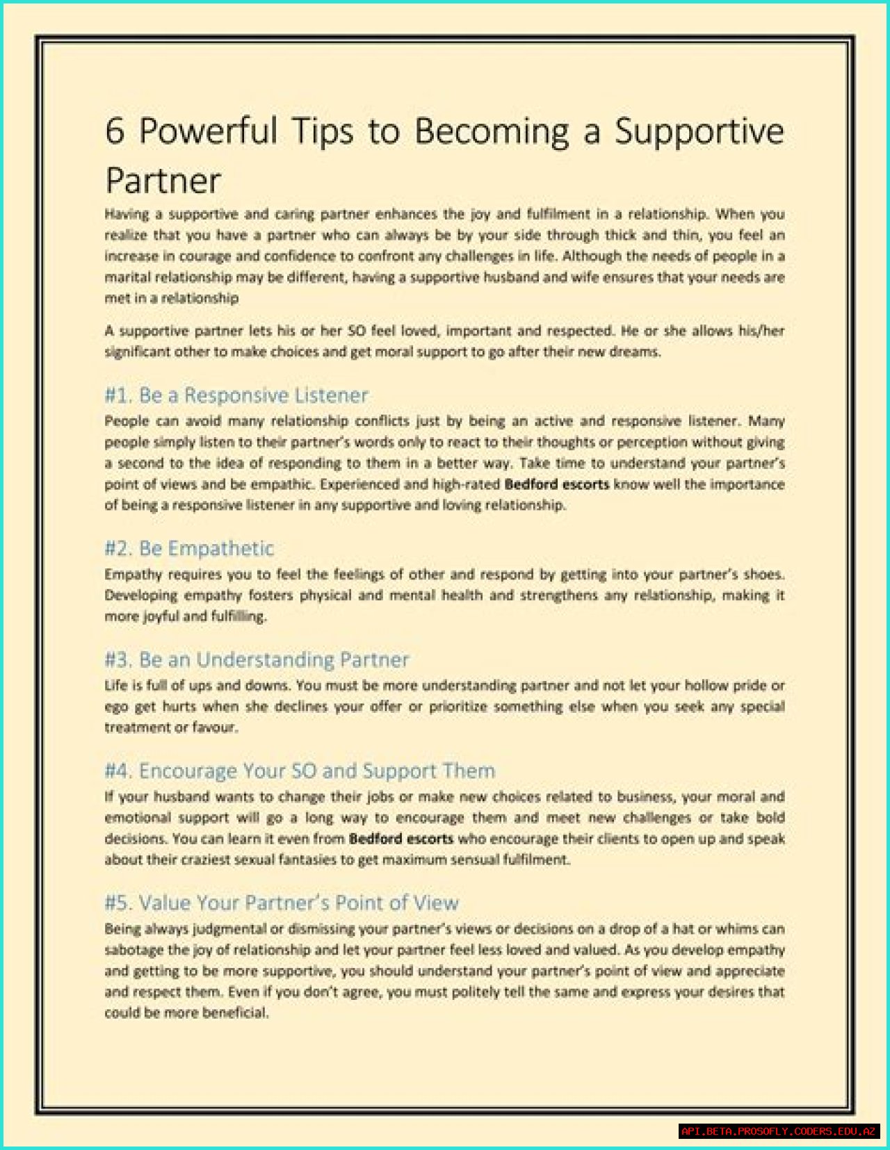 A Supportive Partner In Life And Career