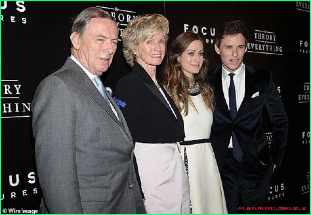 Eddie Redmayne's Family: Meet His Wife And Children
